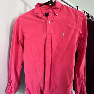 Ralph Lauren Pink Button-Up Shirt